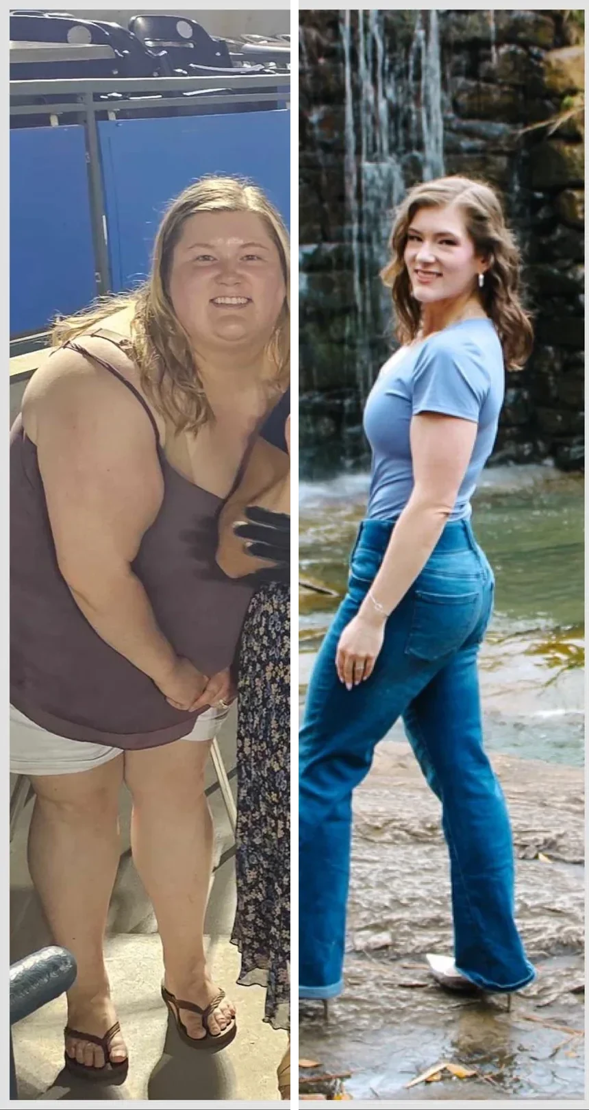 Before and after: 170 lbs gone, “officially in my muscle mommy era”